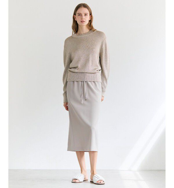 BEIGE,「【人気シリーズ】RUE / ドライタッチイージーIラインスカート」|スカート|