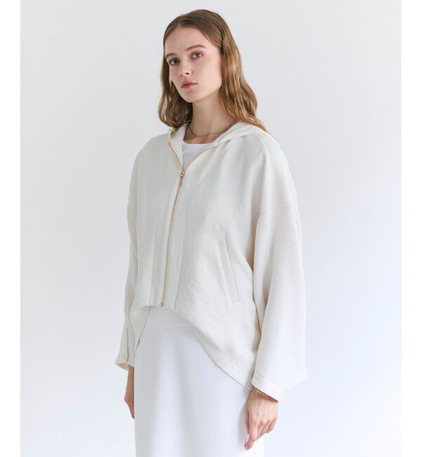 BEIGE,「BROOM / スウェット風コンパクトライトパーカー」|Tシャツ・カットソー|