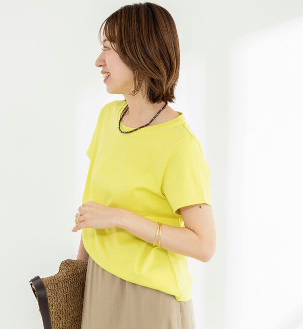 NOLLEY'S「ウォッシャブルシルクアミノ酸加工Ｔシャツ」|Tシャツ・カットソー|