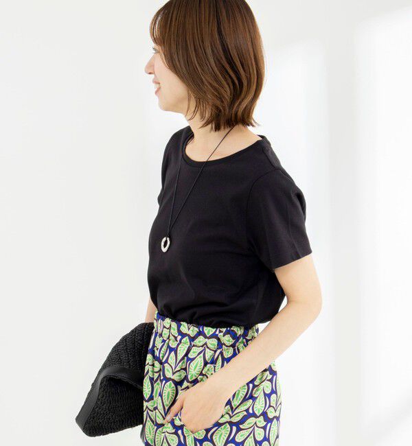 NOLLEY'S「ウォッシャブルシルクアミノ酸加工Ｔシャツ」|Tシャツ・カットソー|