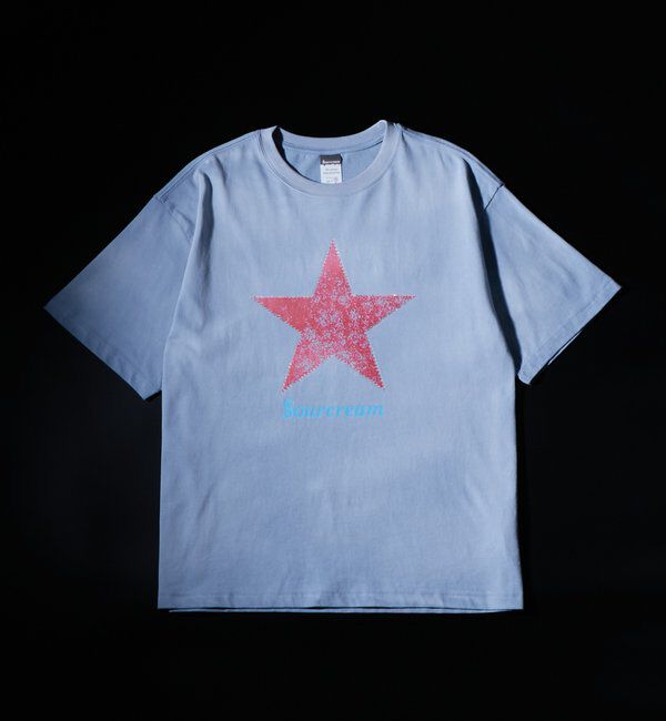 「【UNISEX】SourcreamラインストーンスターグラフィックTEE」|Tシャツ・カットソー|