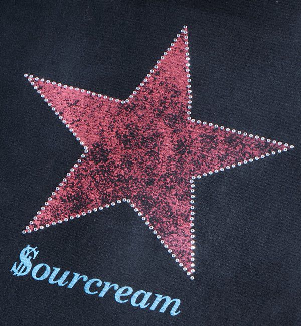  「【UNISEX】SourcreamラインストーンスターグラフィックTEE」|Tシャツ・カットソー|