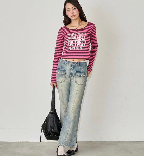  「メッセージドットリングヘンリートップス」|Tシャツ・カットソー|