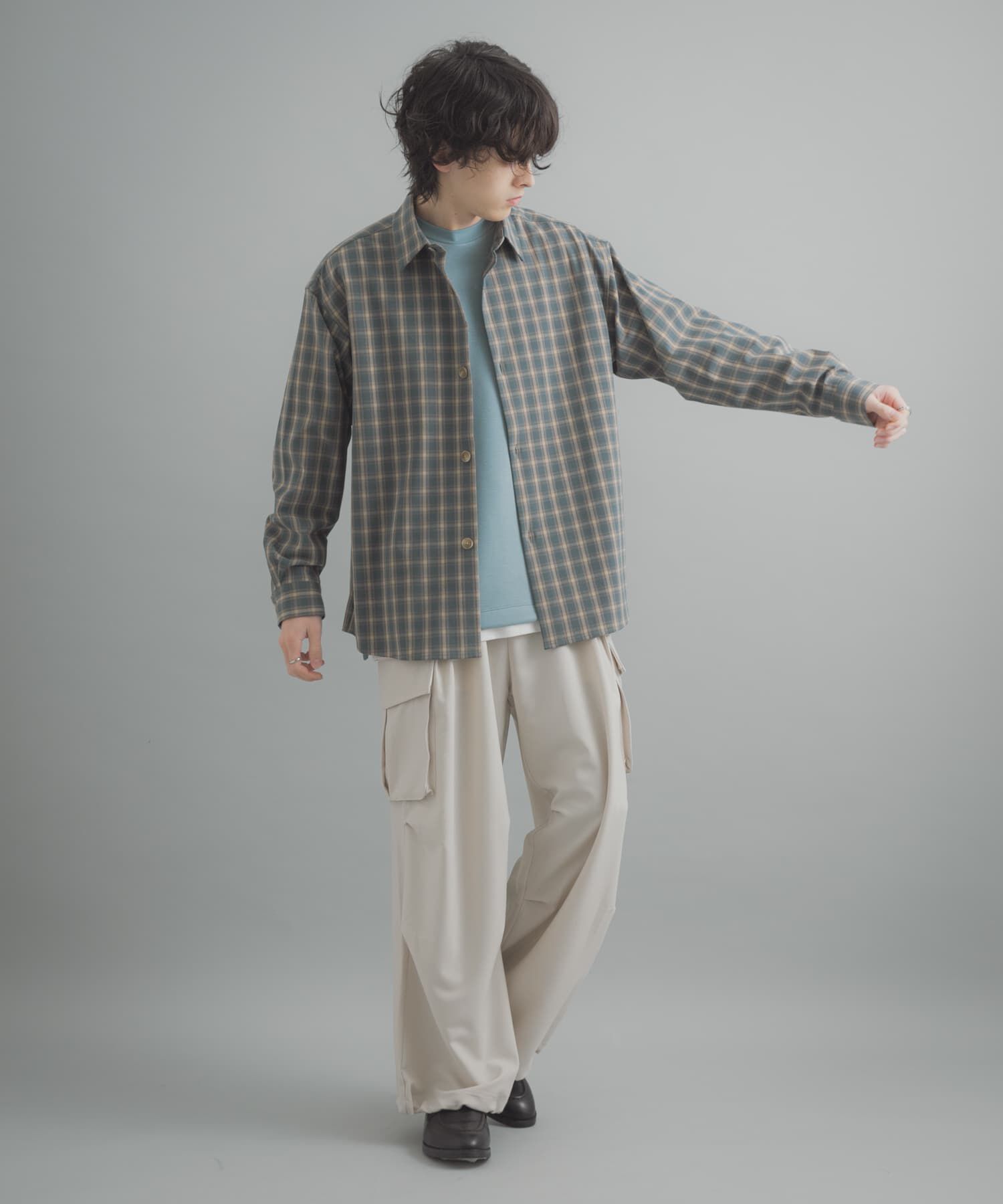 SENSE OF PLACE by URBAN RESEARCH「『ユニセックス』『イージーケア』カラールーズシャツ」|シャツ・ブラウス|