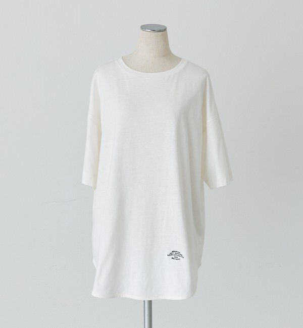  「【汗ジミ防止加工】ワンポイントロゴ刺繍Tシャツ」|シャツ・ブラウス|