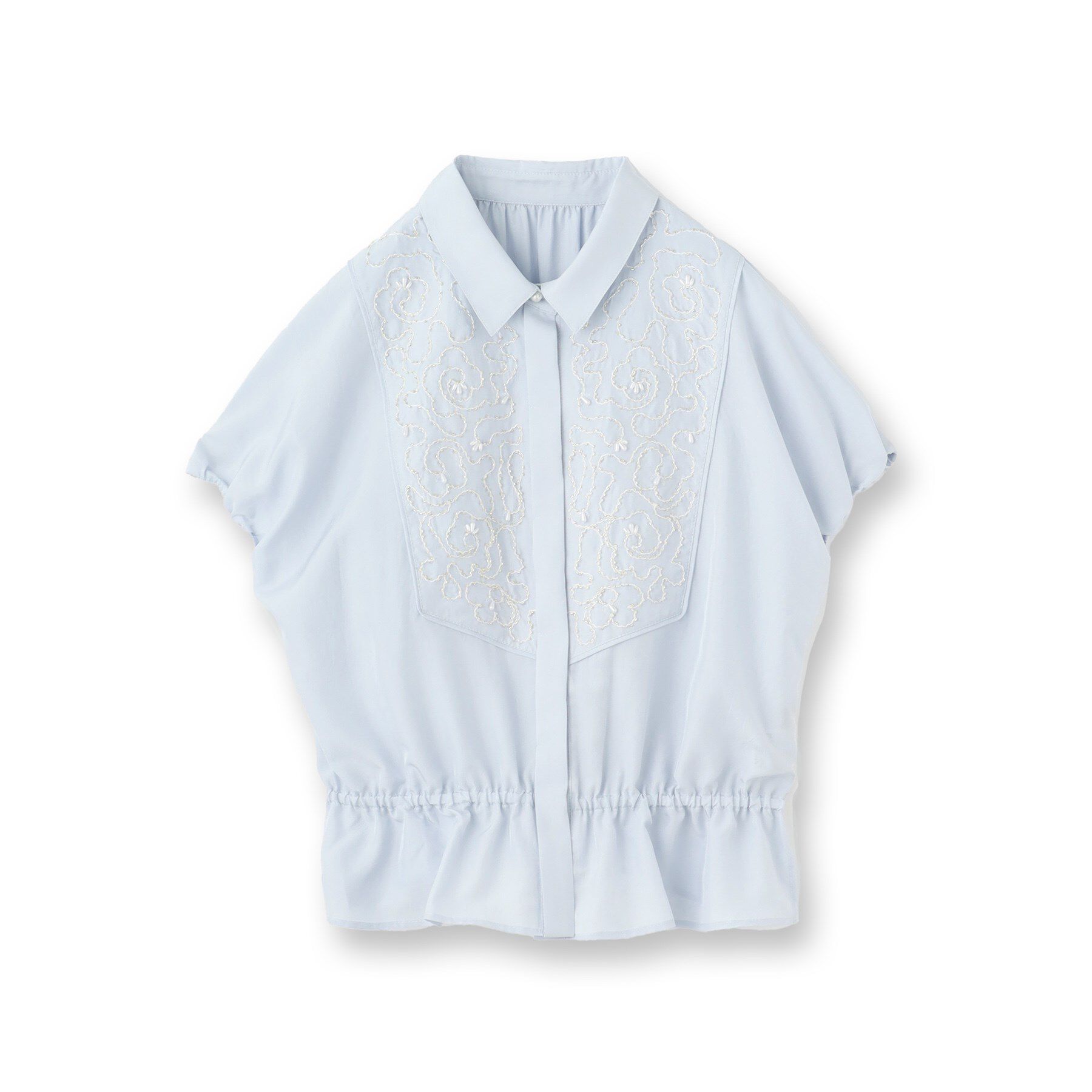 Reflect「【夏SALE／R‐QUALITY】ビーズ刺繍ブラウス」|シャツ・ブラウス|