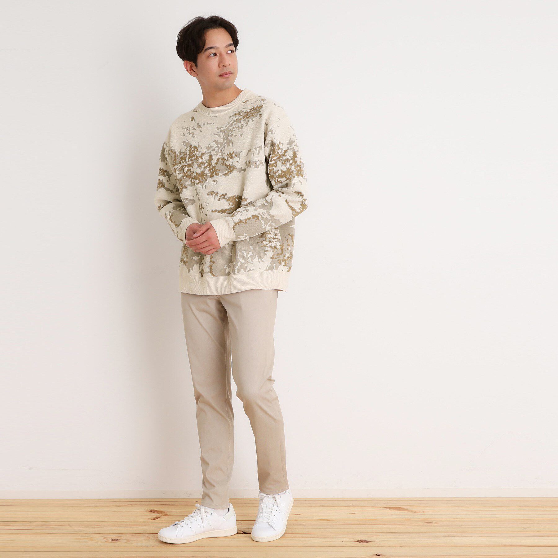 THE SHOP TK「ジャカード モールニット」|ニット・セーター|