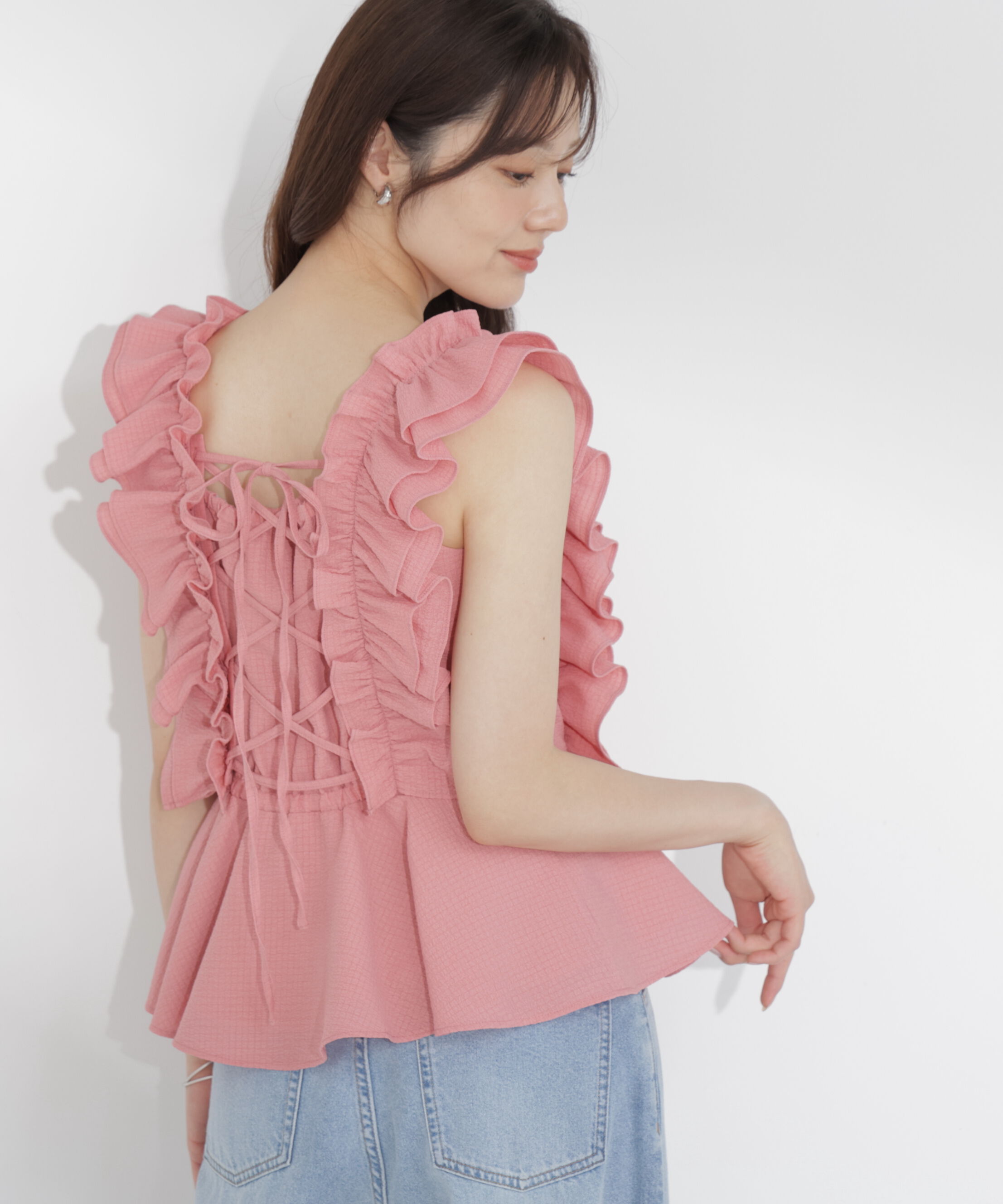PROPORTION BODY DRESSING「フリルブラウス　26SS」|シャツ・ブラウス|