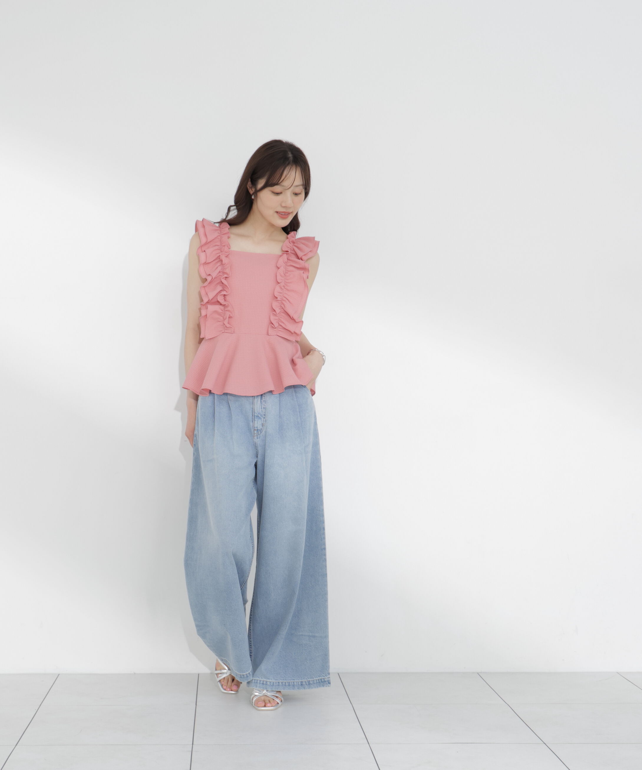 PROPORTION BODY DRESSING「フリルブラウス　26SS」|シャツ・ブラウス|