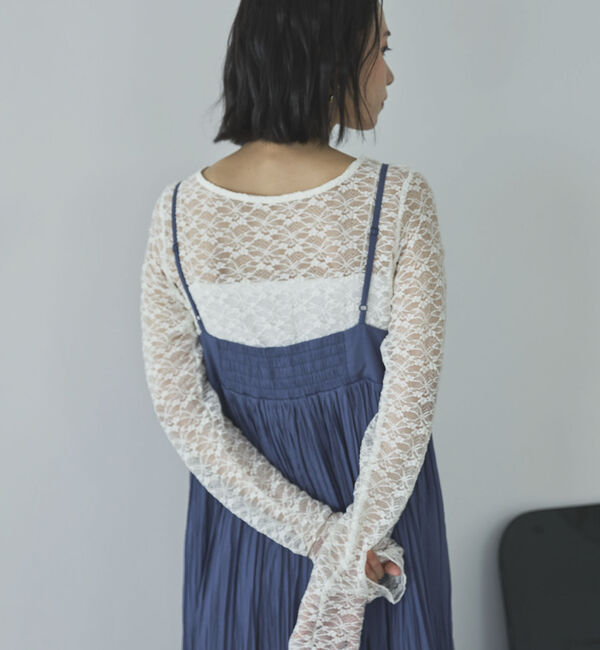 Doux archives「割繊ワッシャーキャミワンピ―ス」|ワンピース|
