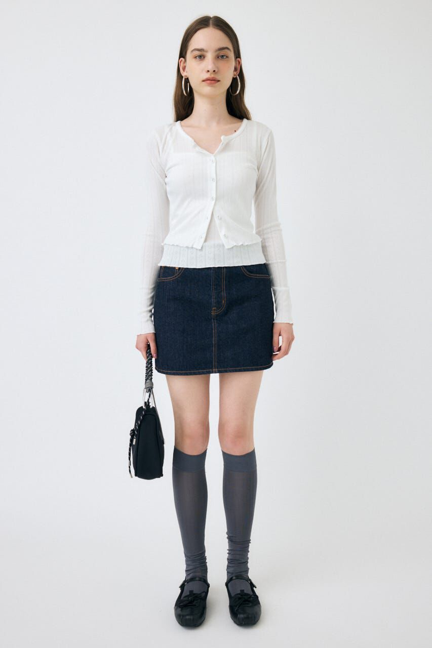 MOUSSY「DENIM ミニスカート」|スカート|
