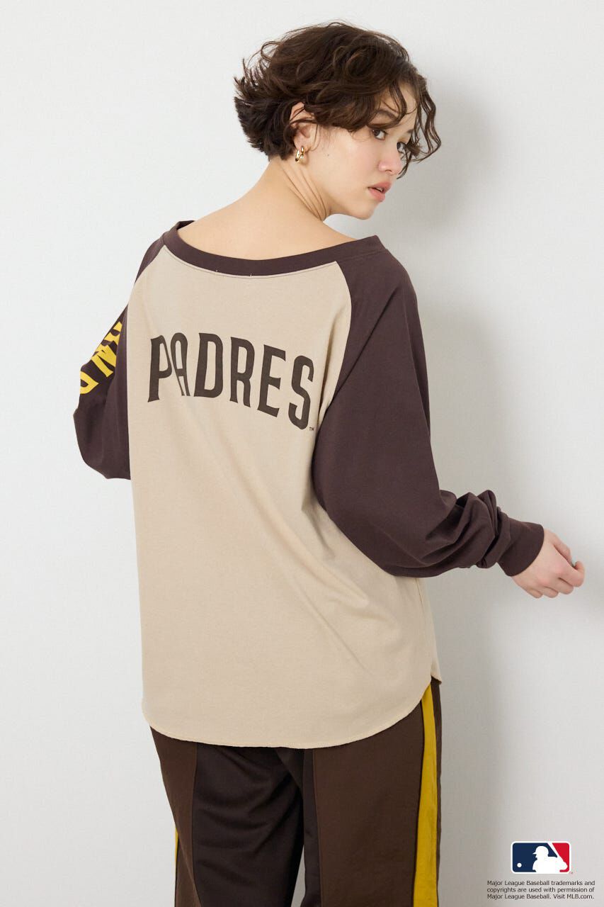 RODEO CROWNS「(MLB)オフショルラグラントップス」|Tシャツ・カットソー|