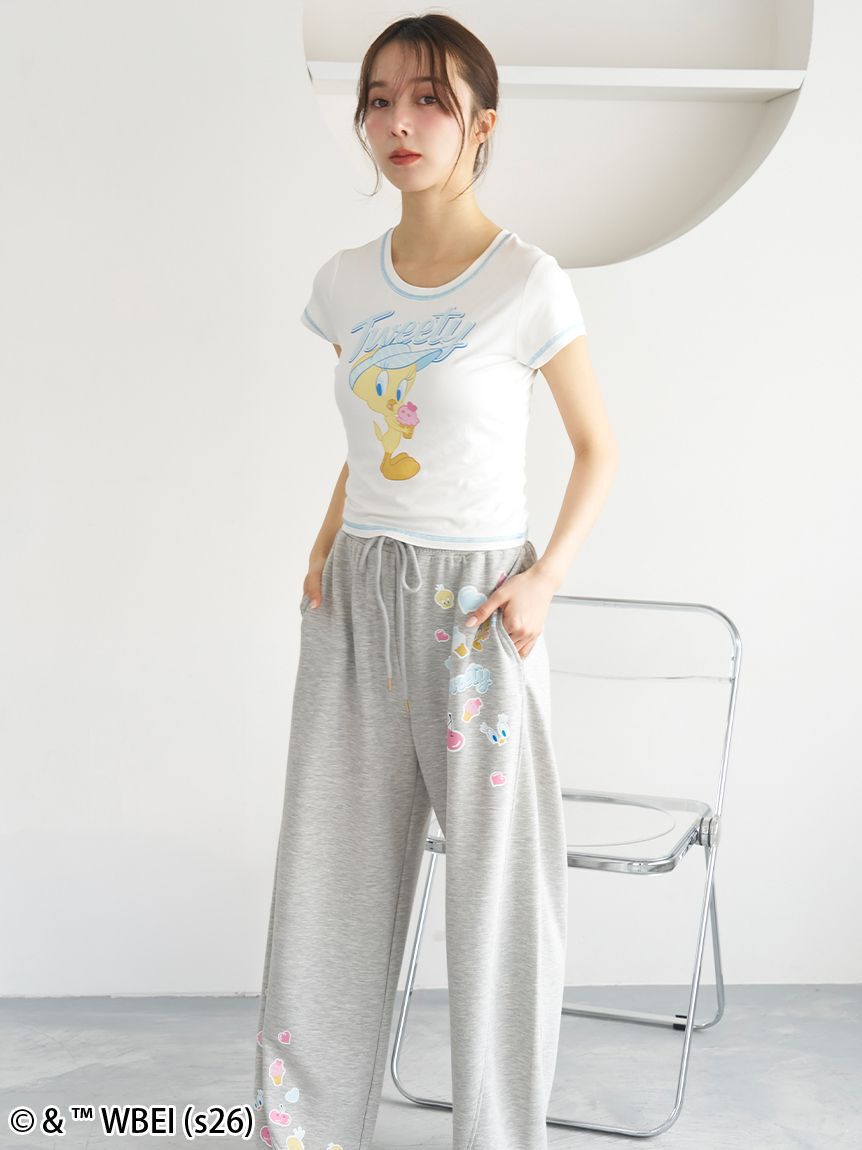 SNIDEL HOME「【Tweety】スウェットロングパンツ」|ルームウェア|
