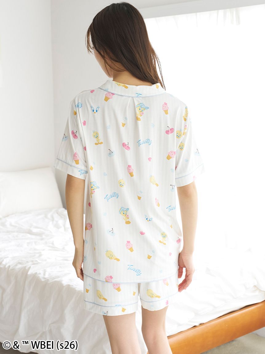 SNIDEL HOME「【Tweety】開襟シャツ」|ルームウェア|