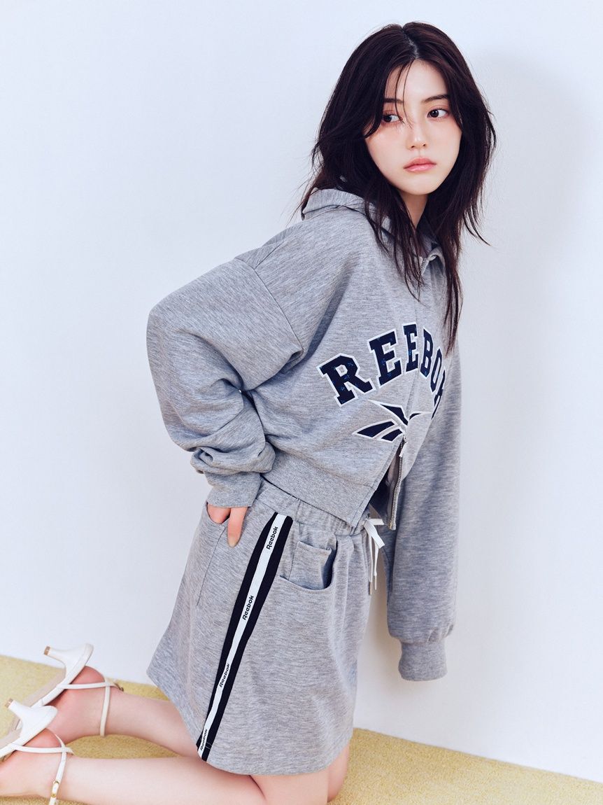 FRAY I.D「【Reebok&times;FRAY I.D】スウェットミニスカート」|スカート|GRY