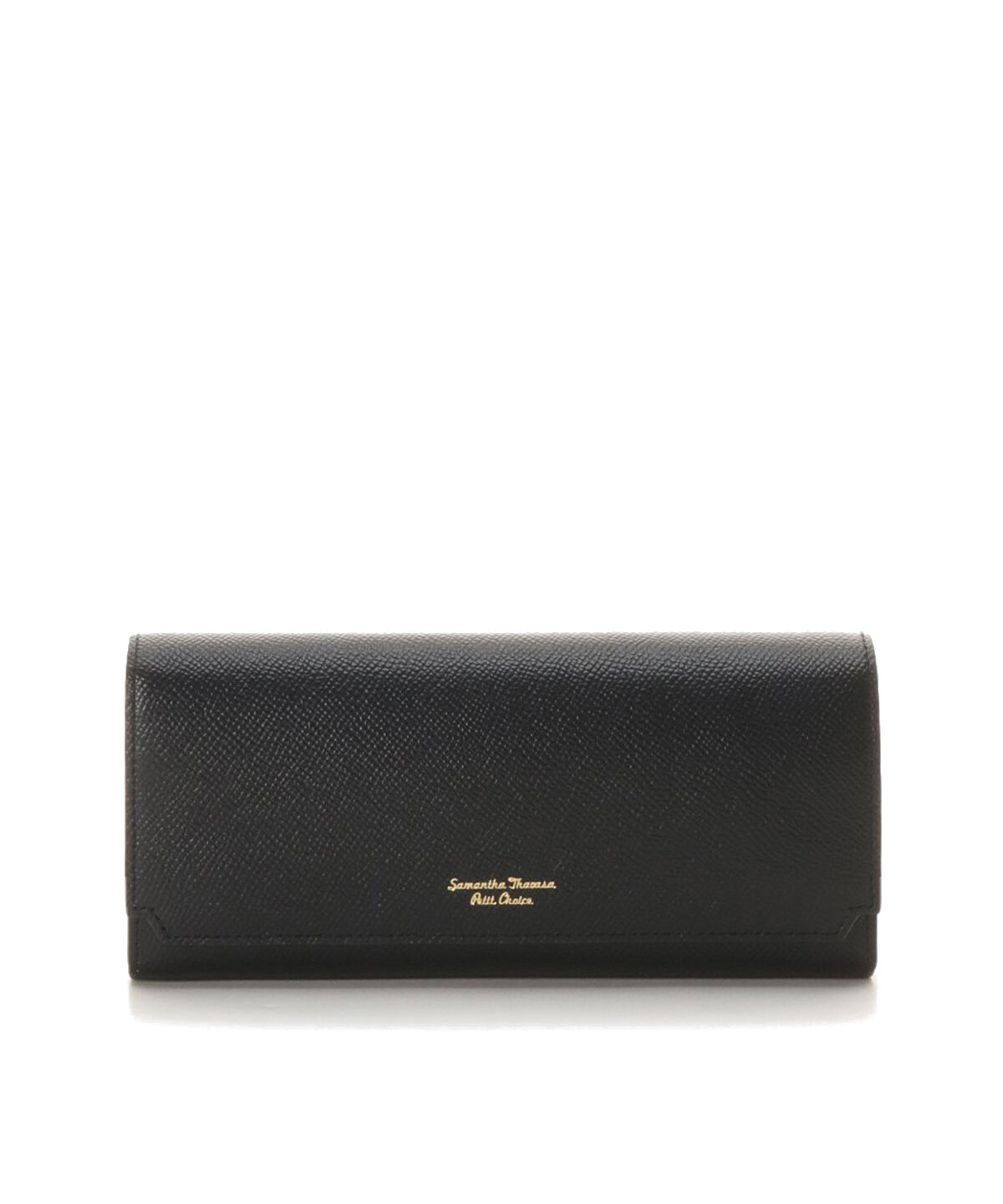 Samantha Thavasa Petit Choice「インサイドバイカラー 長財布」|財布|ブラック