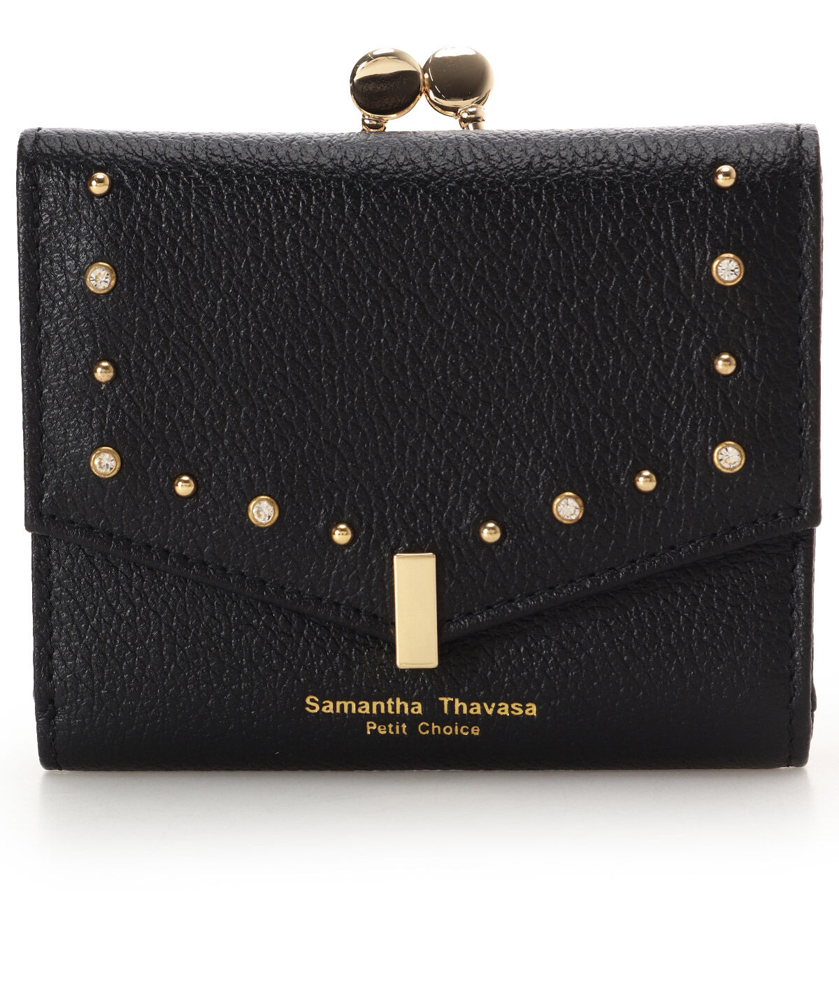 Samantha Thavasa Petit Choice「ゴールドスタッズ 折財布」|財布|