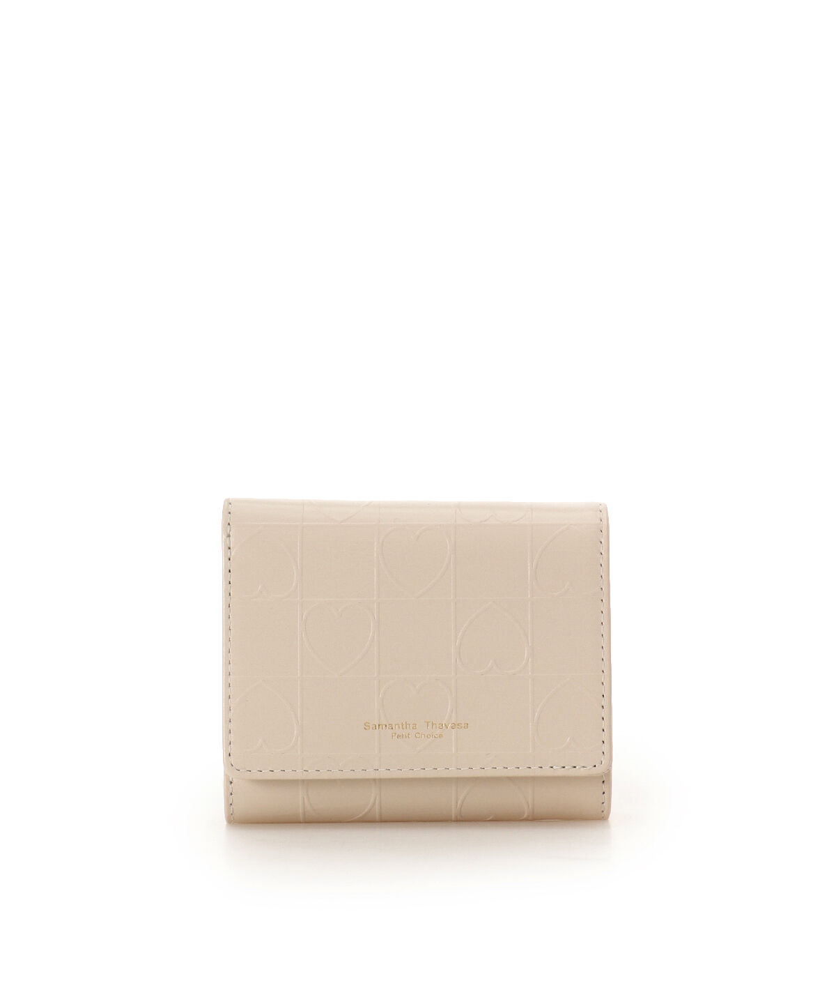 Samantha Thavasa Petit Choice「ライクハート 口金折財布」|財布|ベージュ