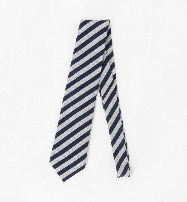 UNITED ARROWS「ヘリンボーン レジメンタル ネクタイ」|ネクタイ・蝶ネクタイ|NAVY