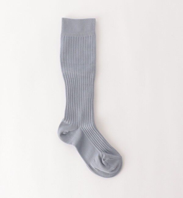 UNITED ARROWS green label relaxing「＜MAEE＞コンプレッションソックス（コットンリブ）/ 着圧ソックス / 靴下」|ソックス|LT.BLUE