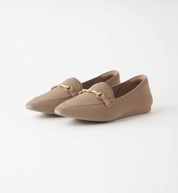 UNITED ARROWS green label relaxing「ウェルネス ニット ローファー 撥水・ウォッシャブル」|パンプス|