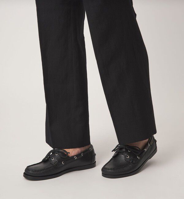 UNITED ARROWS green label relaxing「＜G.H.BASS＞グレイン デッキシューズ」|デッキシューズ|BLACK