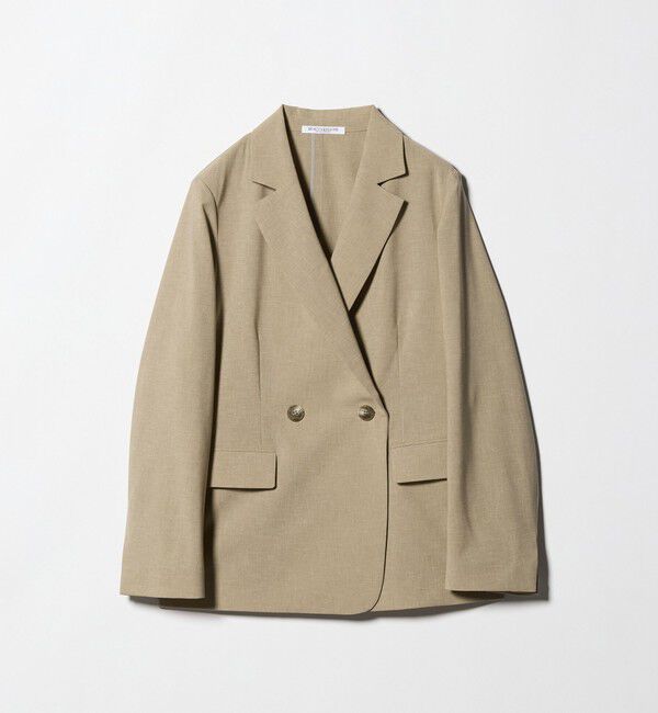 BEAUTY&YOUTH UNITED ARROWS「ポリエステル ダブルジャケット 吸水速乾 防シワ ウォッシャブル」|テーラードジャケット|