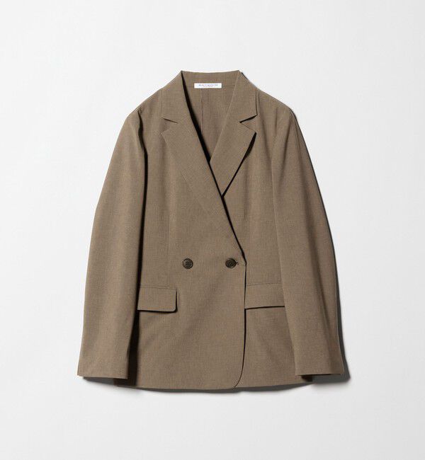 BEAUTY&YOUTH UNITED ARROWS「ポリエステル ダブルジャケット 吸水速乾 防シワ ウォッシャブル」|テーラードジャケット|
