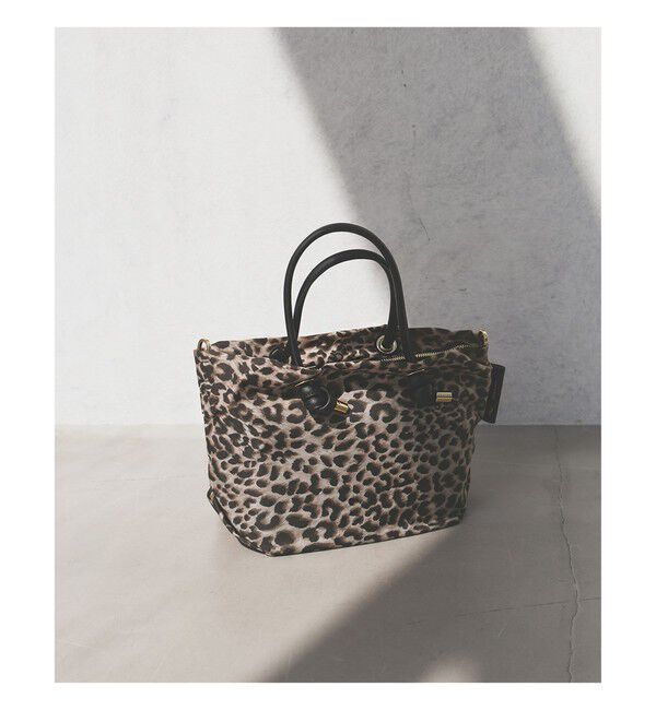 Demi-Luxe BEAMS 「VIOLAd&rsquo;ORO / ナイロン レオパード トートバッグ S」|トートバッグ|