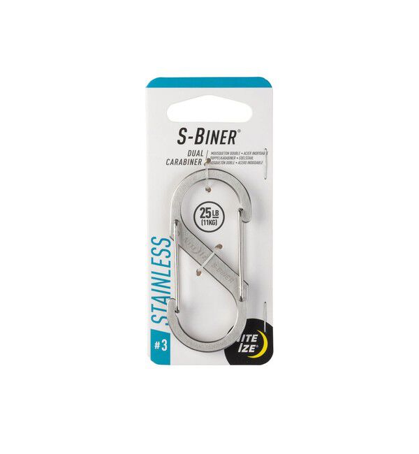 BEAMS「NITE IZE / S-BINER STAINLESS STEEL #3 カラビナ」|チャーム・キーホルダー|