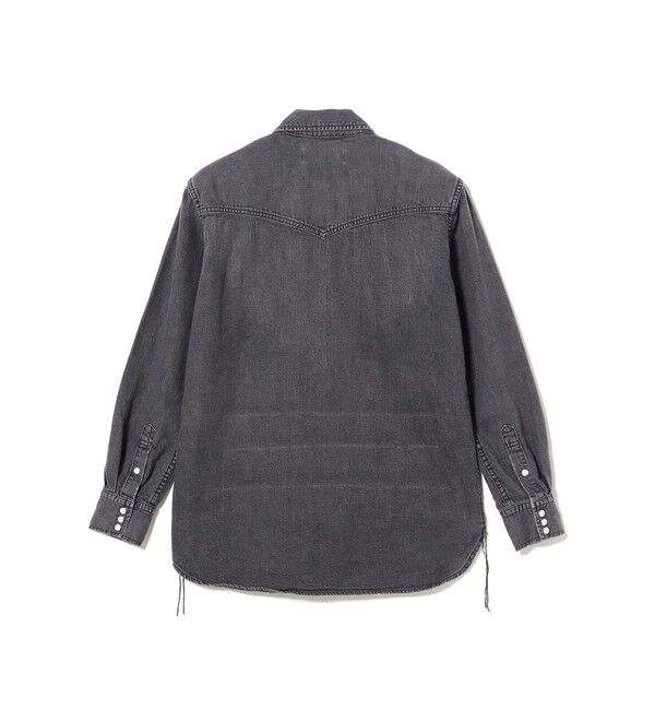 BEAMS PLUS「【別注】REMI RELIEF / Denim Western shirt Classic Fit  Fade Black」|シャツ・ブラウス|