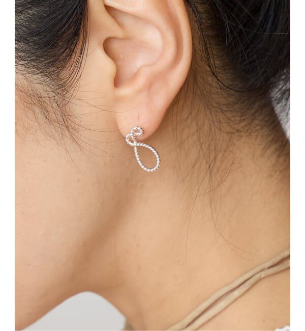 IENA LA BOUCLE「BAR jewellery/バー ジュエリー SWIRL AND SWELL ピアス SWSWEA-177S」|ピアス|シルバー