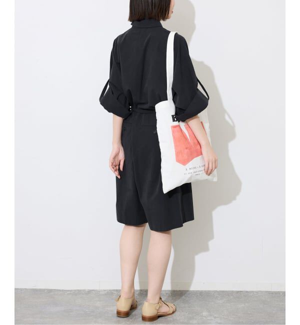 SLOBE IENA「《接触冷感/予約》HTウェザールーズバミューダサロペ」|オールインワン|