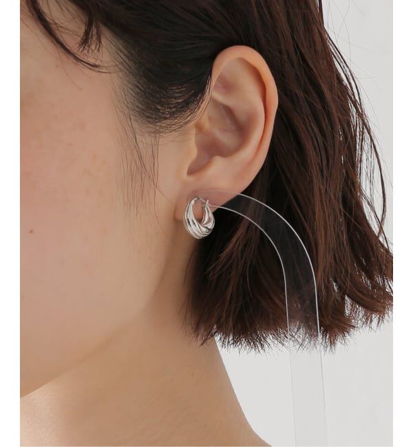 IENA LA BOUCLE「SAPIR BACHAR サピア バシャール MINI ETERNITY フープピアス SB001-00309」|ピアス|