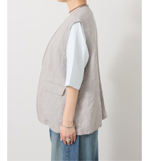 journal standard luxe「リネンヘリンボン ベスト」|ダウンベスト・ベスト|