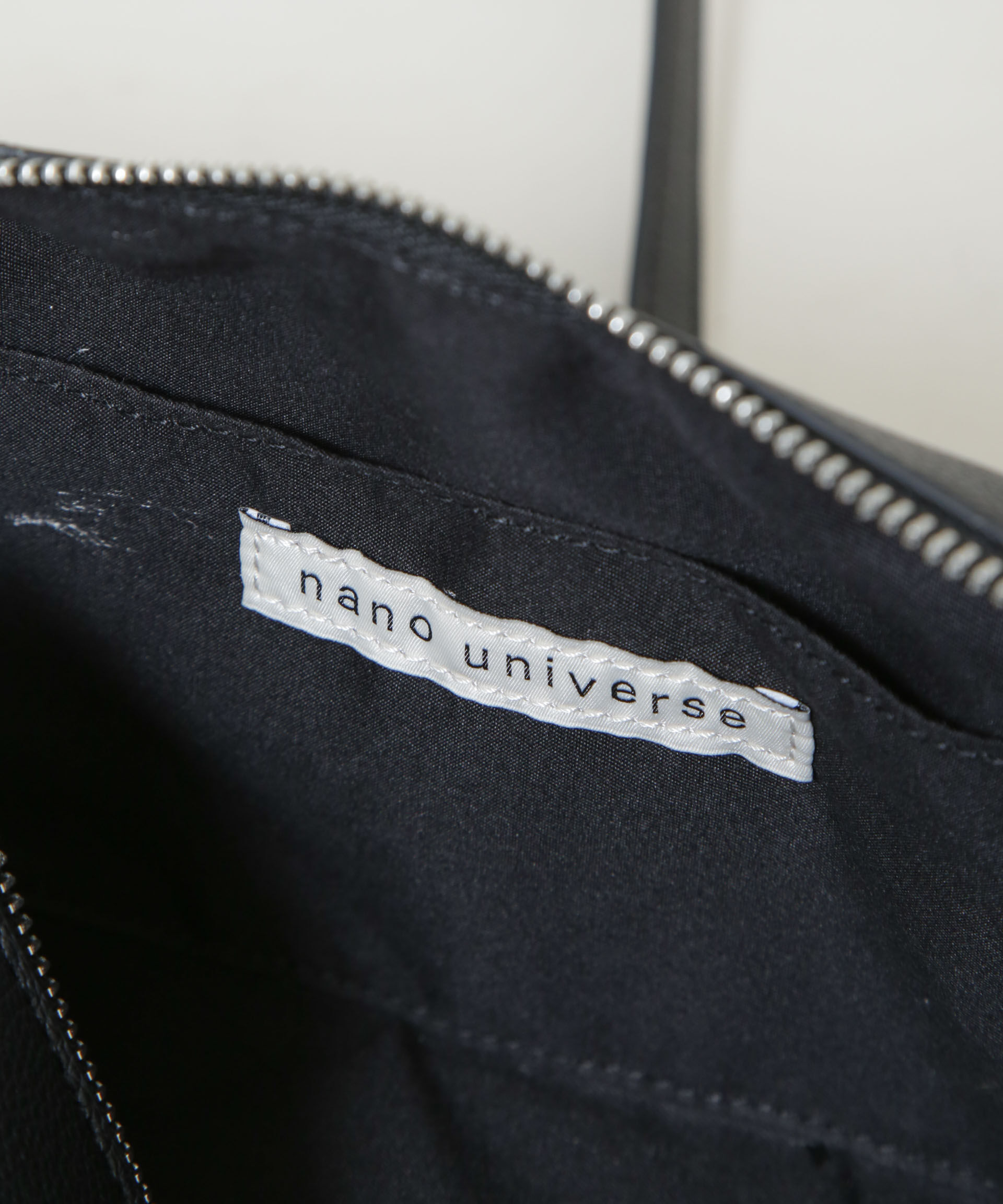 nano･universe「【500mlペットボトル収納可】ツーハンドルスクエアショルダー＆ボディーバッグ」|ショルダー・メッセンジャー|