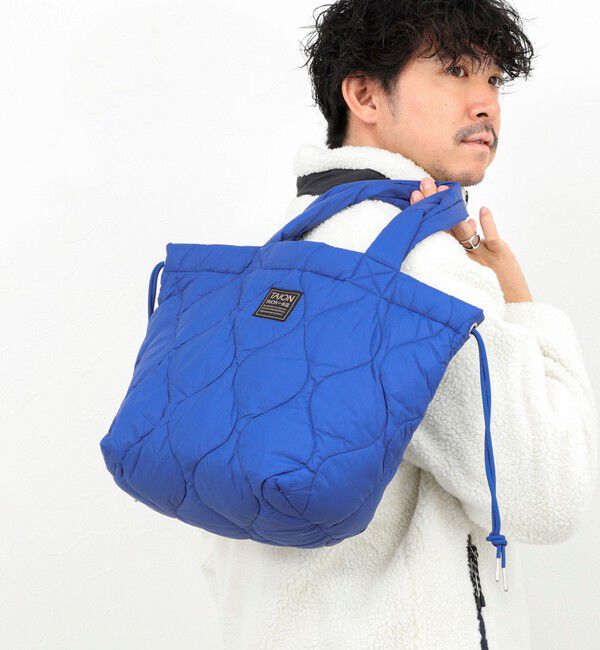 NOLLEY'S goodman「【TAION / タイオン】MILITARY SOFT SHELL DOWN TOTE BAG M」|トートバッグ|ブルー