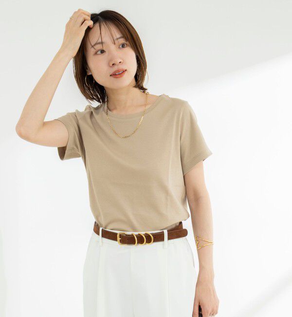 NOLLEY'S「ウォッシャブルシルクアミノ酸加工Ｔシャツ」|Tシャツ・カットソー|