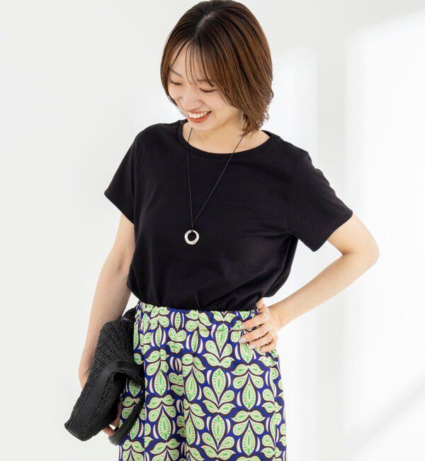 NOLLEY'S「ウォッシャブルシルクアミノ酸加工Ｔシャツ」|Tシャツ・カットソー|