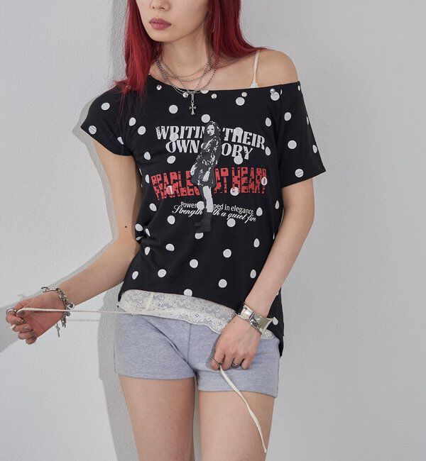  「エリオットラウンドヘムシアーTEE」|Tシャツ・カットソー|ブラックその他1