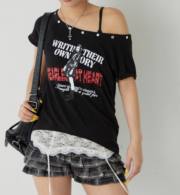  「エリオットラウンドヘムシアーTEE」|Tシャツ・カットソー|ブラック