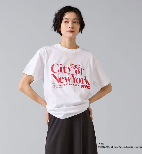Liesse「《別注》【GOOD ROCK SPEED/グッドロックスピード】Tシャツ（City of New York）」|Tシャツ・カットソー|ホワイト