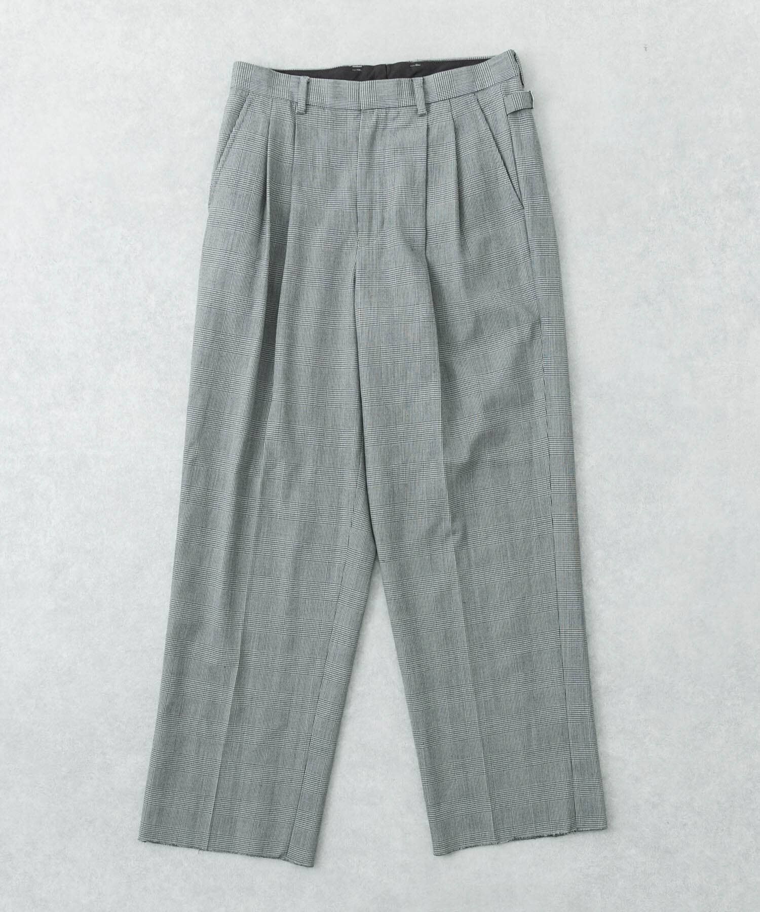 URBAN RESEARCH「new basic　HIGH TWIST WOOL TROUSER」|その他|チェック