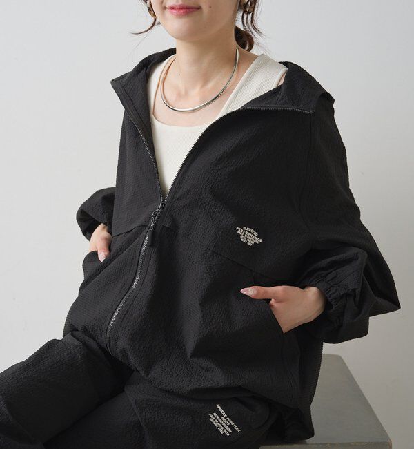  「【UVカット・撥水加工/WEB限定】水陸両用マウンテンパ-カー」|その他|ブラック