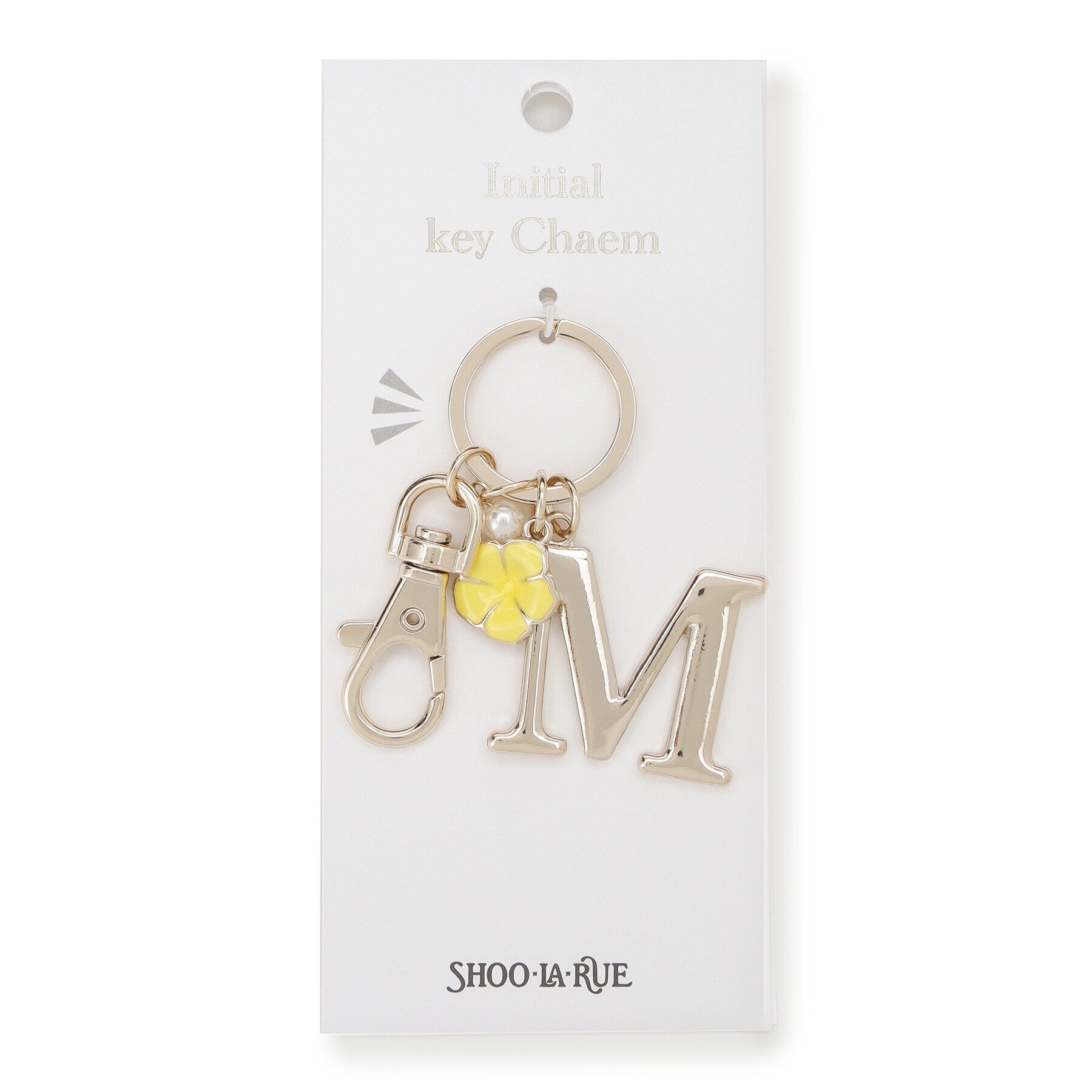 SHOO･LA･RUE「【イニシャル】キーホルダー」|キーケース|イエロー(031)
