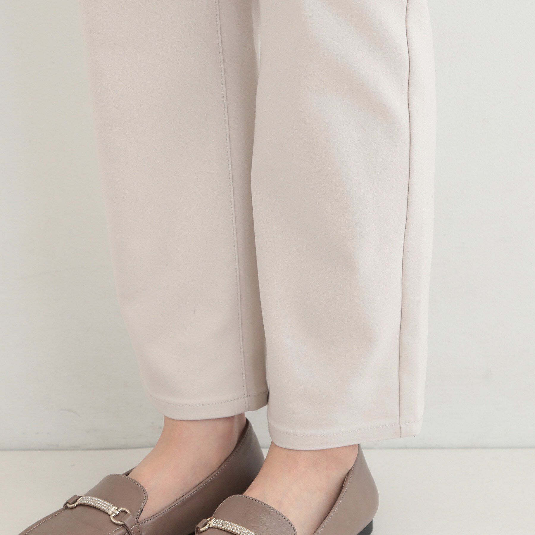 SHOO･LA･RUE「【洗濯機可/SS-LL/ストレッチ】すらっときれい見え 大人のストレッチストレートパンツ」|その他|
