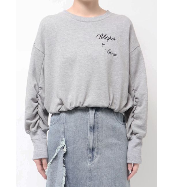 CALNAMUR「バックリボンスウェットトップス」|Tシャツ・カットソー|