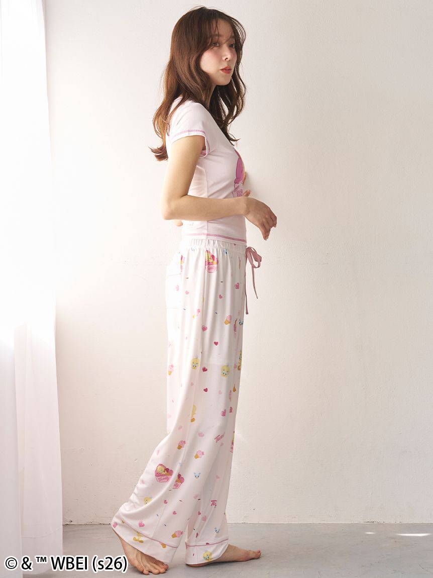 SNIDEL HOME「【Tweety】カットロングパンツ」|ルームウェア|