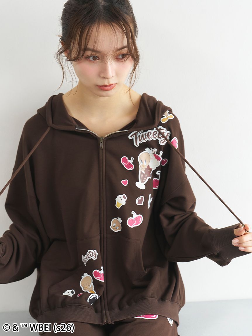 SNIDEL HOME「【Tweety】スウェットパーカー」|ルームウェア|