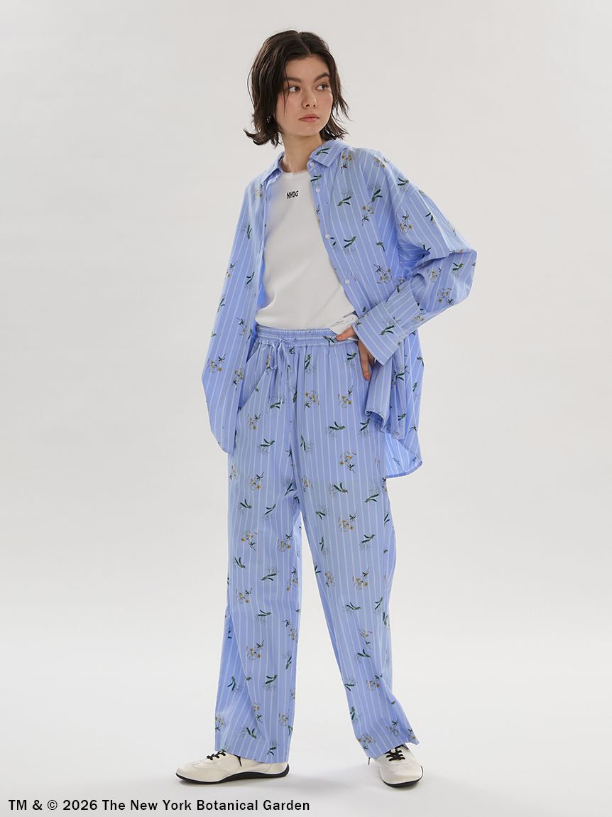 emmi atelier「【emmi&times;NYBG】ストライプリラックスシャツ【セットアップ対応】/ウォッシャブル」|シャツ・ブラウス|